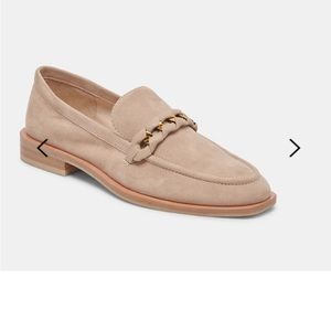 Dolce Vita Sallie Taupe Suede Loafers